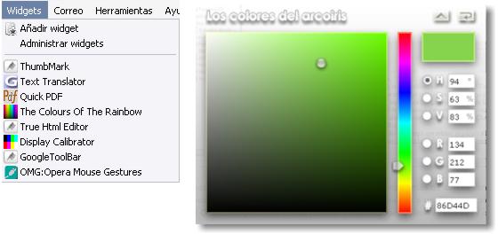 A&ntilde;adiendo un Widget