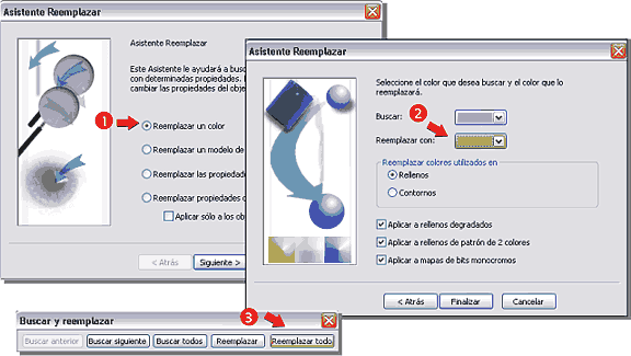 Reemplazar un color