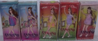 Click here to enlarge photo of rare NRFB Dancing dolls