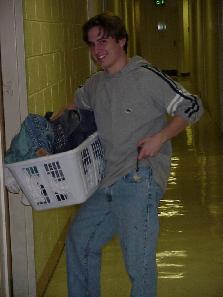 Using a Monkey Fist means no more dropped laundry!