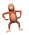 Crazy Scratching Monkey!