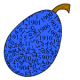 Blue Furry Negg