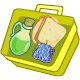 Ham and Mustard Packed Lunch