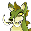 Sabre-X works in the war division of the Tyrannian Army. He uses his tusks to help him in combat