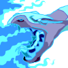 The Snowager is an ancient ice worm from the Neopian Ice Caves. It breathes frost, and is incredibly greedy, sleeping all day on its pile of treasure.