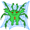 A freak mutation created in Dr. Sloths Laboratory, the Spider Grundo hangs around in his cave, looking for tasty morsels to eat...