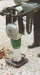 Petrol driven for ramming,tamping & compacting in confined spaces.