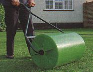 Garden Roller. Light and easy to transport. Fill with water for a substantial weighted roller.