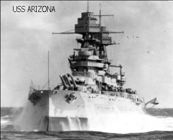 USS ARIZONA&nbsp; tribute to Pearl Harbor