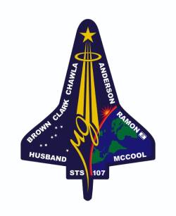 In Memory of the crew of the space shuttle columbia
