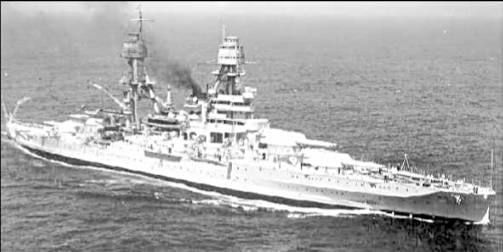 USS TENNESEE&nbsp; BB-39&nbsp;&nbsp;&nbsp; 2 bomb hits