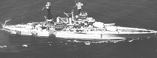 USS WEST VIRGINIA&nbsp; BB-43