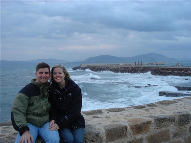 PK and Linds in Old Town Alghero