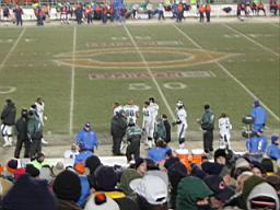 The Eagles taunting Bears fans