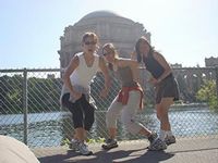 susan, sis, and jess...at the palace of fine arts