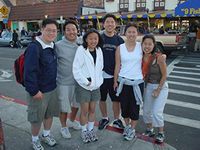 after clam chowder at fisherman's wharf