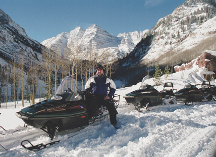 Me near Aspen, Colorado&nbsp; December 2000
