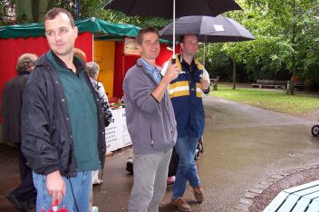Im Regen