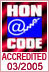 HONcode accreditation seal.