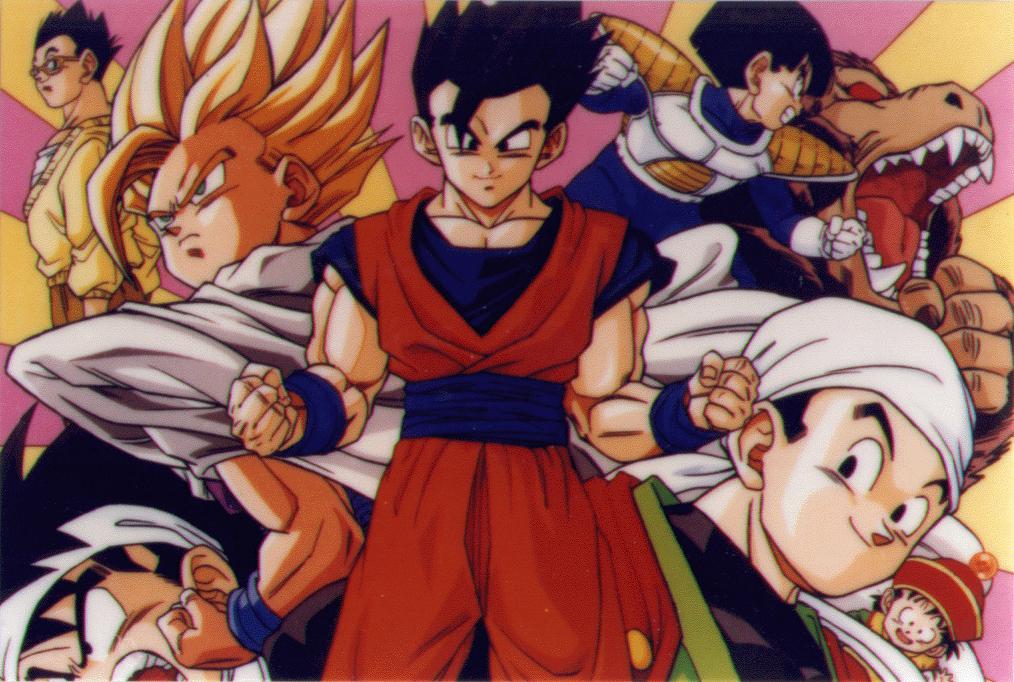 Multiple Forms of Gohan