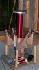 Tesla coil with flan-tin