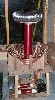Tesla coil with toroid.