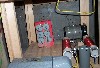Detail showing the caps, RF chokes, spark gap.