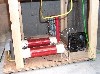 Detail showing the caps, RF chokes, spark gap.