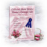 Bride Name Change Kit