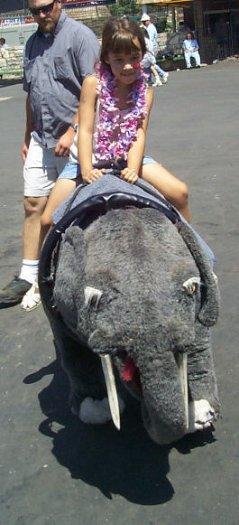 Kylie riding Harry Elefonte