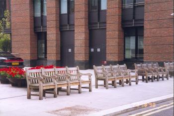 Benches near St. Paul