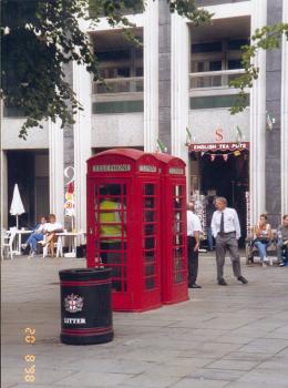 A phone booth!