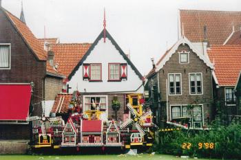 Houses in the backyard of the house