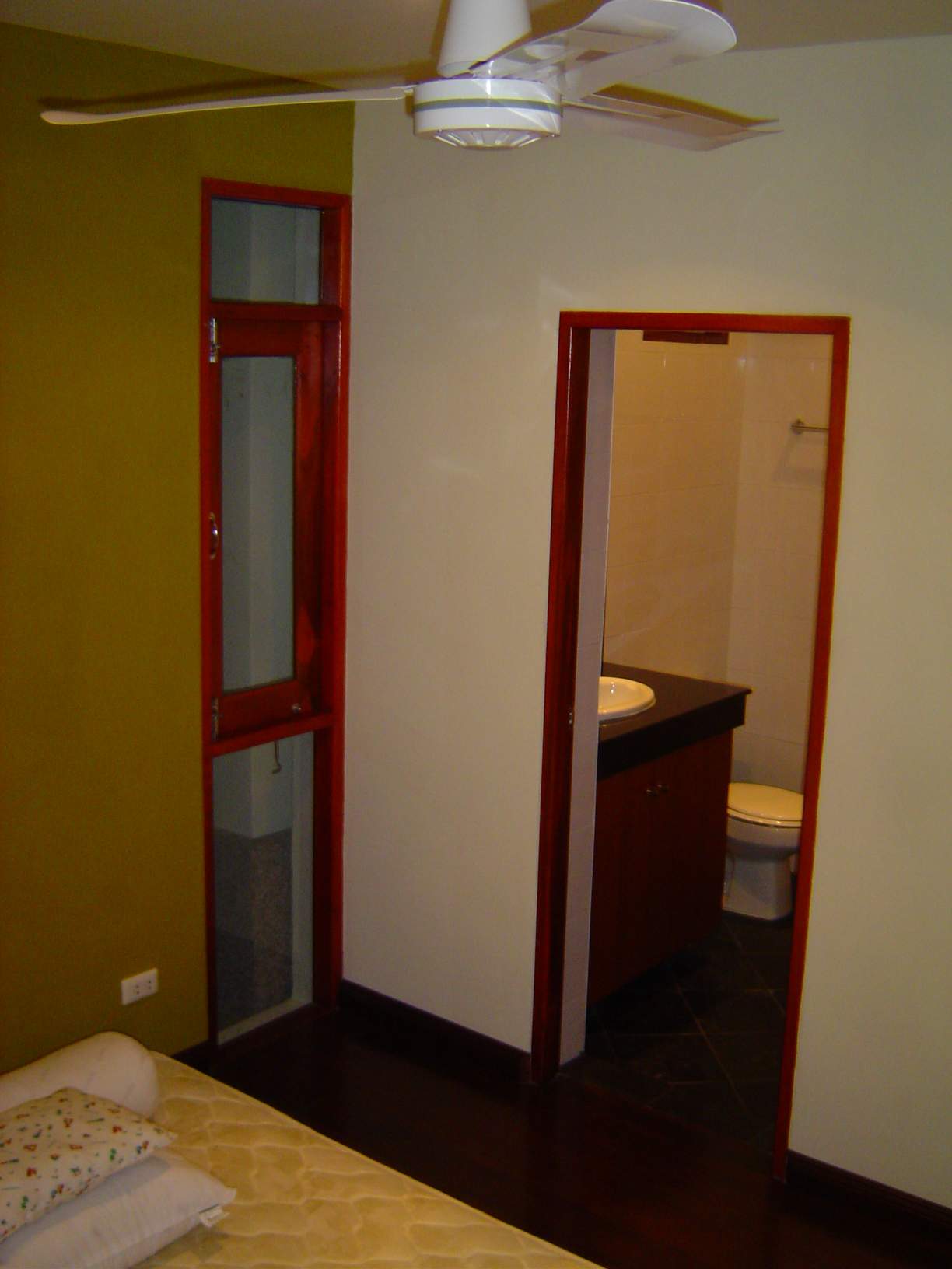 the second bedroom with private bathroom (single shower)