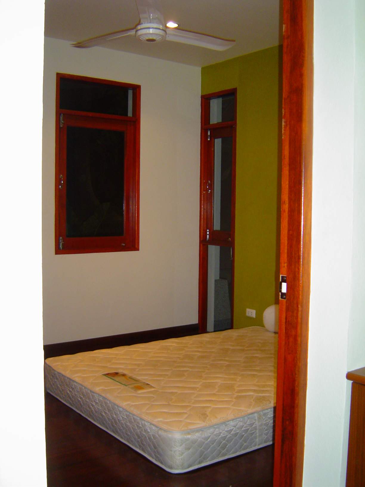 view into the second bedroom