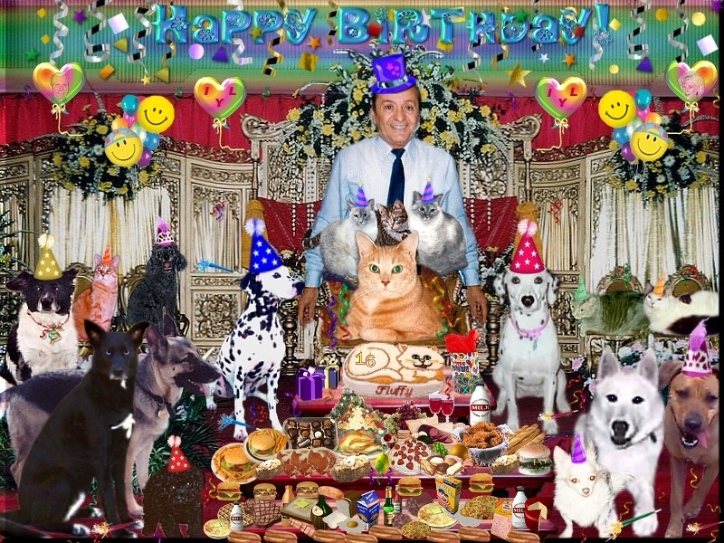 Hi Mommy JoJo, Chris & Jerry.&nbsp; Look!&nbsp; I am having a great time here at my 16th Birthday Party and even your Daddy showed up to celebrate with us, Mommy! Don't be sad, I Love You and we will meet again, until then Mommy, until then......