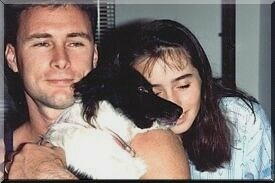 Big WOOOFS & sloppy Puppy Kisses to Daddy Chuck and sister Liz!