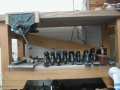 Front view of bench