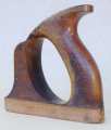 rear, low view of handle