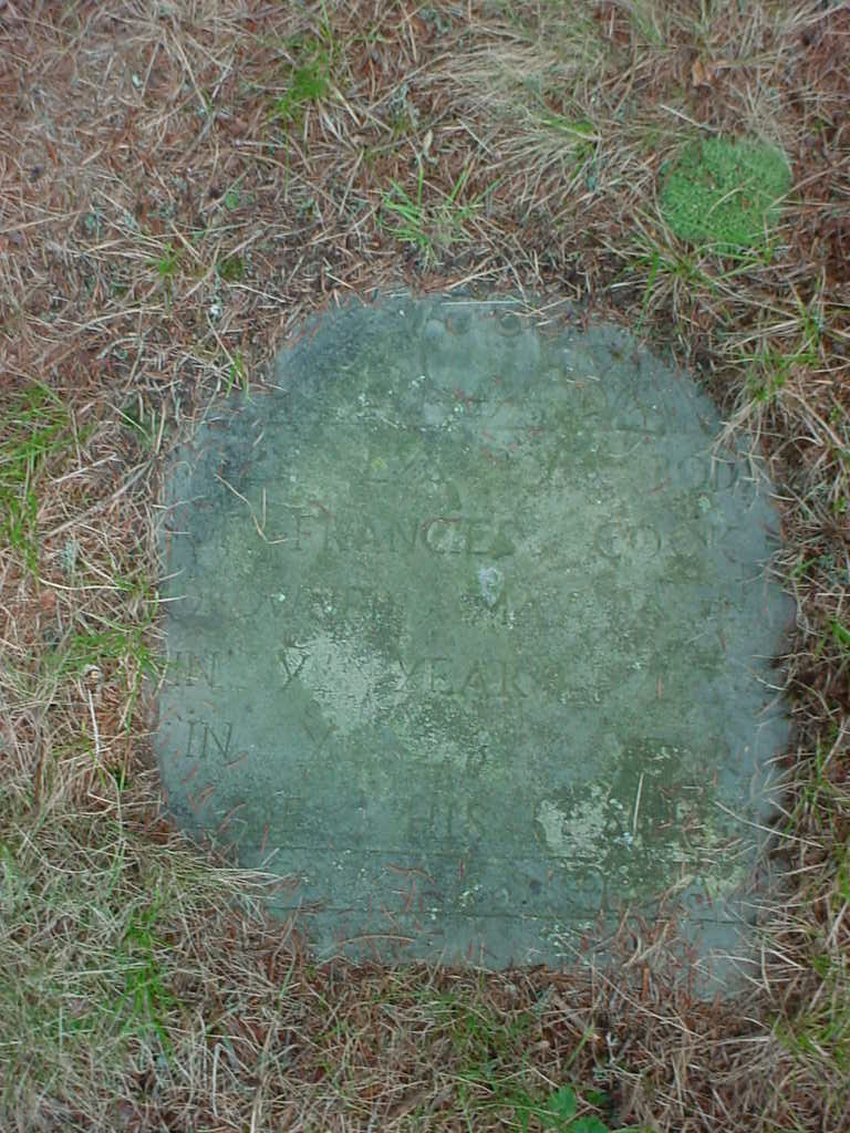 Francis4 Cooke as Found at Kingston