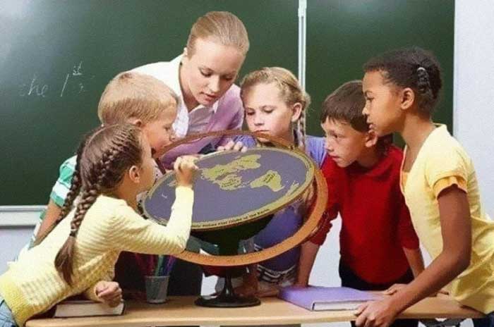 Learning Flat Earth Image