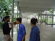 College Corridor during rain
