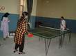 Final Year Girls playing table tennis