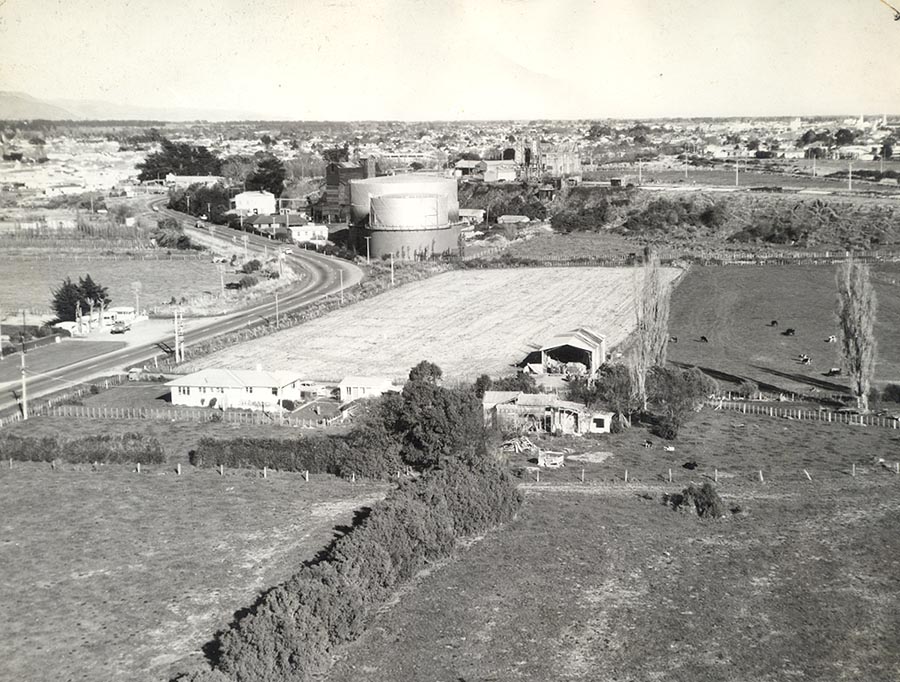 Palmerston North Electric Power Station Inc An aerial photo of the