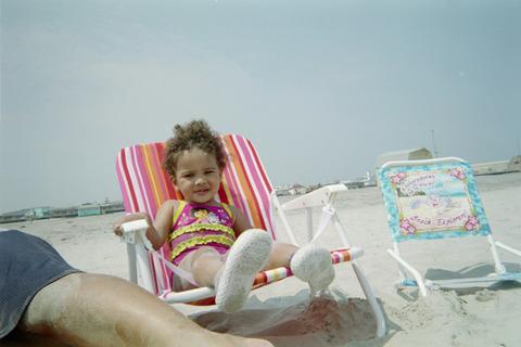 Why sit in the kiddy chair when I can sit in the big one??