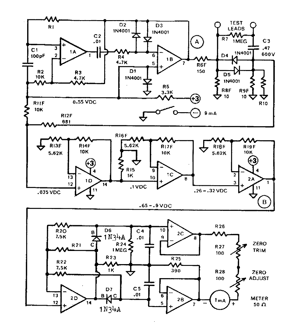 Esquema del medidor de ESR