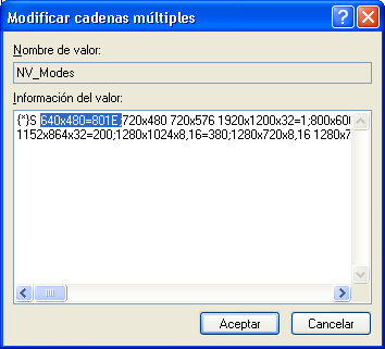 Modos personalizados