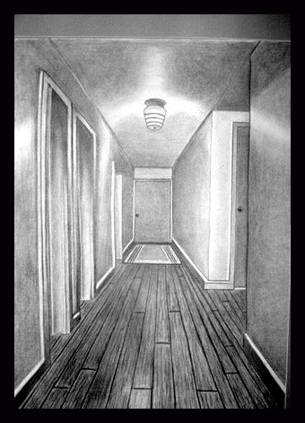 ~*b&w*corridor*~