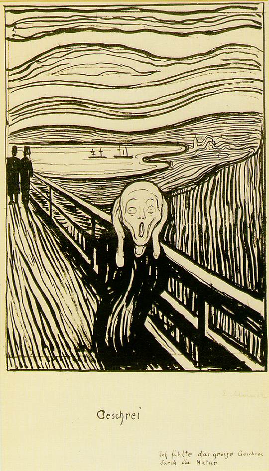Munch's "The Scream" lithograph