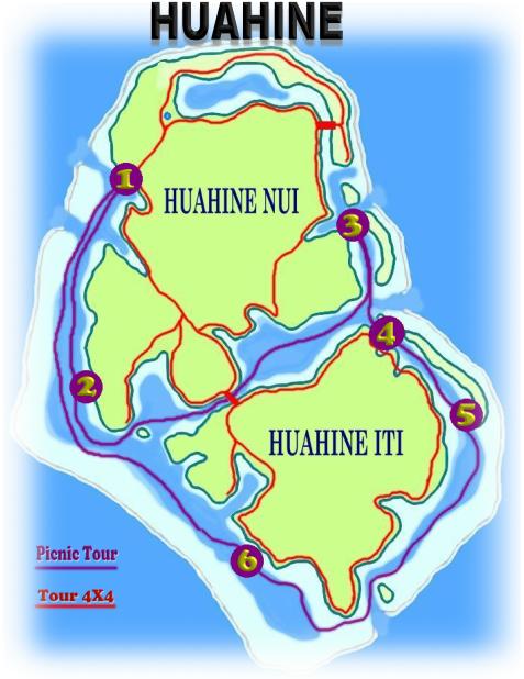 Pour visiter l'�le de Huahine, plusieurs propositions - A vous de choisir... To visit the island of Huahine, several proposals it's got to be your choice.